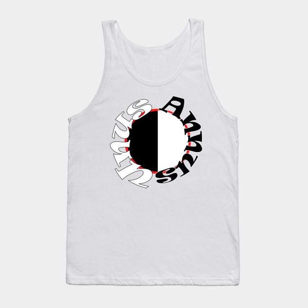 Goodbye Half and Half Stickers Tank Top by PlanetMonkey